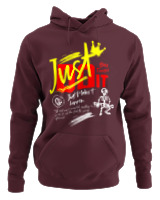 Φούτερ με κουκούλα - Just Do It - Color Thumbnail Marron