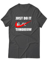 T-Shirt Αντρικό - Just Do It Tomorrow - Color Thumbnail Ανθρακί