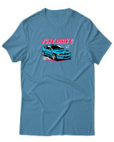 T-Shirt Unisex - Just Drive - Color Thumbnail Τιρκουάζ