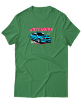 T-Shirt Unisex - Just Drive - Color Thumbnail Πράσινο