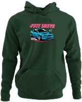 Φούτερ με κουκούλα - Just Drive - Color Thumbnail Κυπαρισσί