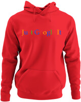 Φούτερ με κουκούλα - Just Google It - Color Thumbnail Κόκκινο