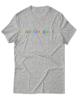 T-Shirt Αντρικό - Just Google It - Color Thumbnail Γκρι Μελανζέ