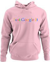 Φούτερ με κουκούλα - Just Google It - Color Thumbnail Pink