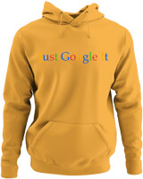 Φούτερ με κουκούλα - Just Google It - Color Thumbnail Κίτρινο Χρυσό