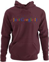Φούτερ με κουκούλα - Just Google It - Color Thumbnail Marron
