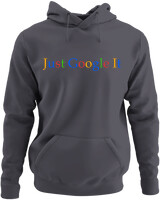 Φούτερ με κουκούλα - Just Google It - Color Thumbnail Ανθρακί