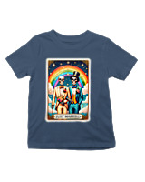 T-Shirt  Παιδικό - Just Married Man - Color Thumbnail Σκούρο Μπλε