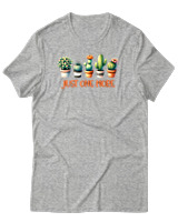 T-Shirt Αντρικό - Just One More - Color Thumbnail Γκρι Μελανζέ
