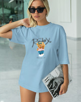 T-Shirt Classic - Just Relax - Color Thumbnail SKY BLUE