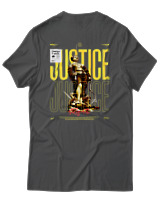 T-Shirt Αντρικό - Justice Rights - Color Thumbnail Ανθρακί