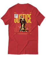 T-Shirt Αντρικό - Justice Rights - Color Thumbnail Κόκκινο