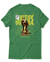 T-Shirt Αντρικό - Justice Rights - Color Thumbnail Πράσινο
