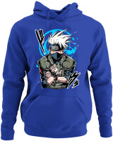 Φούτερ με κουκούλα - Kakashi Bloodline Technique - Color Thumbnail Μπλε Ρουά