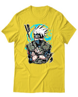 T-Shirt Unisex - Kakashi Bloodline Technique - Color Thumbnail Χρυσό Κίτρινο