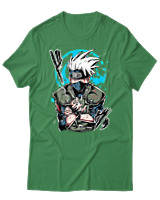 T-Shirt Unisex - Kakashi Bloodline Technique - Color Thumbnail Πράσινο