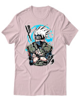 T-Shirt Unisex - Kakashi Bloodline Technique - Color Thumbnail Απαλό Ροζ
