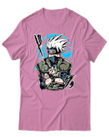 T-Shirt Unisex - Kakashi Bloodline Technique - Color Thumbnail Ροζ