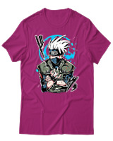 T-Shirt Unisex - Kakashi Bloodline Technique - Color Thumbnail Φουξια