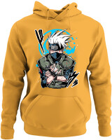 Φούτερ με κουκούλα - Kakashi Bloodline Technique - Color Thumbnail Κίτρινο Χρυσό