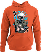 Φούτερ με κουκούλα - Kakashi Bloodline Technique - Color Thumbnail Orange