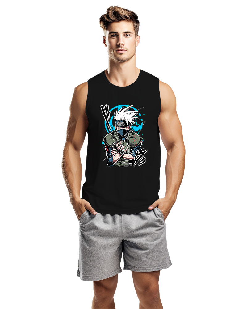 Αμάνικο Μπλουζάκι Αντρικό - Kakashi Bloodline Technique - Image 1