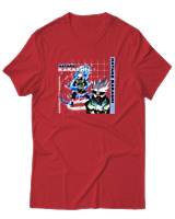T-Shirt Αντρικό - Kakashi Unleashed - Color Thumbnail Κόκκινο