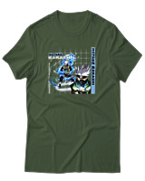T-Shirt Αντρικό - Kakashi Unleashed - Color Thumbnail Κυπαρισσί