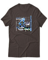 T-Shirt Αντρικό - Kakashi Unleashed - Color Thumbnail Καφέ