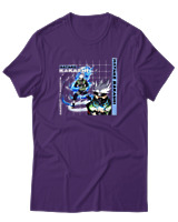 T-Shirt Αντρικό - Kakashi Unleashed - Color Thumbnail Σκούρο Μωβ