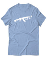 T-Shirt Αντρικό - Kalashnikov Ak47 - Color Thumbnail Γαλάζιο