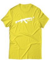 T-Shirt Αντρικό - Kalashnikov Ak47 - Color Thumbnail Κίτρινο