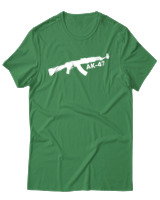 T-Shirt Αντρικό - Kalashnikov Ak47 - Color Thumbnail Πράσινο