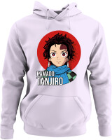 Φούτερ με κουκούλα - Kamado Tanjiro - Color Thumbnail Λιλά
