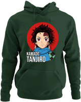 Φούτερ με κουκούλα - Kamado Tanjiro - Color Thumbnail Κυπαρισσί