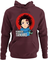 Φούτερ με κουκούλα - Kamado Tanjiro - Color Thumbnail Marron
