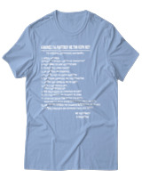 T-Shirt Unisex - Κανόνες Ραντεβού Με Την Κόρη Μου - Color Thumbnail Γαλάζιο