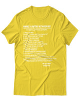 T-Shirt Unisex - Κανόνες Ραντεβού Με Την Κόρη Μου - Color Thumbnail Χρυσό Κίτρινο