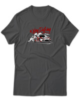 T-Shirt Unisex - Keep Drifting - Color Thumbnail Ανθρακί