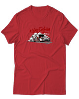 T-Shirt Unisex - Keep Drifting - Color Thumbnail Κόκκινο