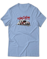 T-Shirt Unisex - Keep Drifting - Color Thumbnail Γαλάζιο