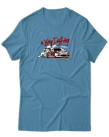 T-Shirt Unisex - Keep Drifting - Color Thumbnail Τιρκουάζ