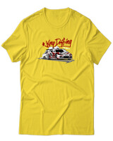 T-Shirt Unisex - Keep Drifting - Color Thumbnail Χρυσό Κίτρινο