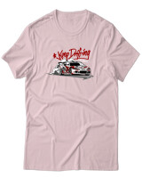 T-Shirt Unisex - Keep Drifting - Color Thumbnail Απαλό Ροζ