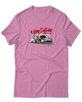 T-Shirt Unisex - Keep Drifting - Color Thumbnail Ροζ