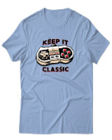 T-Shirt Αντρικό - Keep It Classy - Color Thumbnail Γαλάζιο