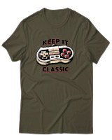 T-Shirt Αντρικό - Keep It Classy - Color Thumbnail Χακί