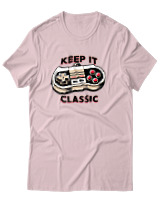 T-Shirt Αντρικό - Keep It Classy - Color Thumbnail Απαλό Ροζ