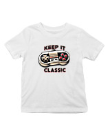 T-Shirt  Παιδικό - Keep It Classy - Color Thumbnail 'Ασπρο