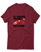 T-Shirt Αντρικό - Ketchup - Color Thumbnail Σκούρο Κόκκινο